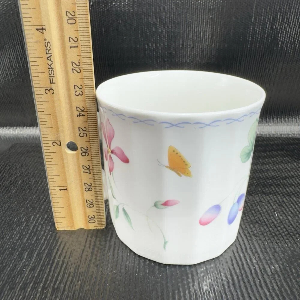 MIKASA Maxima‎ Super Strong Fine China Sorrento Coffee Mug Cup Set 2 Mugs Cups